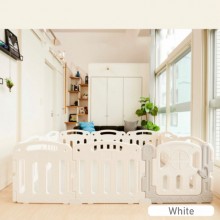 Anuri (Korea) 140 x 200 cm Play baby room safety fence baby guard Play Yard 10 panel White